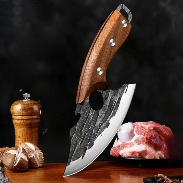 Faca de Cozinha Dedicada para Ossos Faca Artesanal Faca de Corte de Carne Profissional Chef 2025new 1 unidade