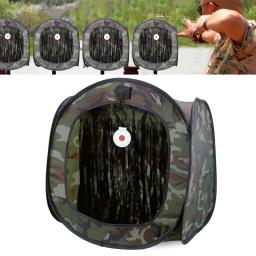 Capa de gatilho de camuflagem dobrável, portátil, reciclável, munição, tiro, estilingue, caixa de alvo de airsoft, para caça ao ar livre, treinamento de tiro - Image 1