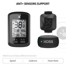 XOSS G Plus Sem Fio GPS Bicicleta Computador, Velocímetro Ciclismo À Prova D 'Água, ANT +, Road Bike, MTB Acessórios - Image 2