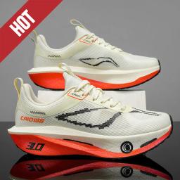 Tênis de Corrida com Placa de Carbono, Especializado para Maratona, Respirável e Leve, Confortável para Mulheres, Sneakers Antiderrapantes - Image 3
