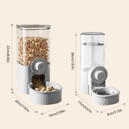 Tigela comida automática para animais estimação, tigela água para cães, gaiola suspensa, dispensador água - Image 6