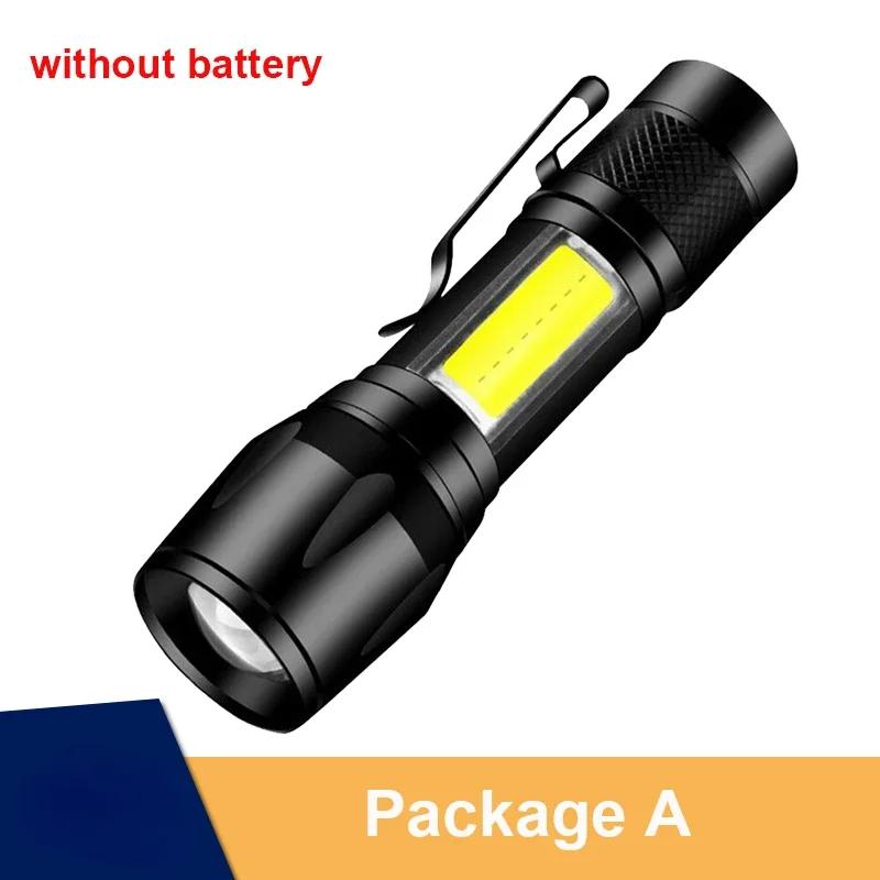 Lanterna Tática LED Poderosa, 100000 Lumen, USB Recarregável, 18650 Impermeável, Zoom, Caça, Pesca - Image 1