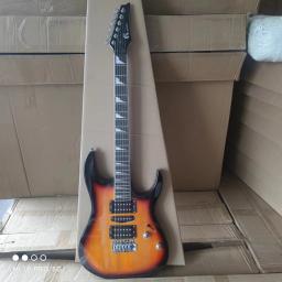 Guitarra elétrica do corpo do bordo com as peças necessárias e acessórios, guitarra profissional, 24 traste, 6 cordas - Image 4