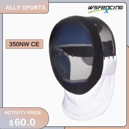 WSFENCING-Máscara de esgrima para adultos e crianças, Equipamento de esgrima certificado CE, Capacete EDC, 350NW - Image 2