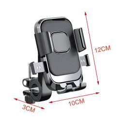 Suporte genérico de telefone para motocicleta, fácil uso, estável, acessório para ciclismo, montagem de telefone para ciclistas, scooter, motocicleta, ciclismo - Image 6