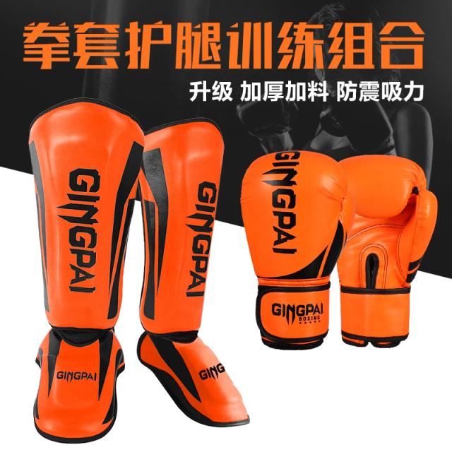 Luvas de Boxe Pesadas 10oz para Homens e Mulheres - Equipamento Completo para Kickboxing, Karatê e Caneleiras