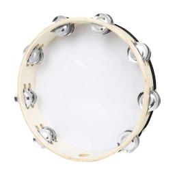 SLADE-Professional Tambourine carneiro mão tambores, música para dança cristã, instrumento de percussão Orff, 10" - Image 2