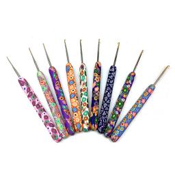Ganchos de agulhas de tricô de crochê, alça de tecelagem de fio, ferramentas diy, acessórios de costura, agulha de artesanato de tecido de renda, 0,5 mm-2,75 mm - Image 1