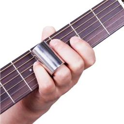 Aço inoxidável Metal Guitar Slide, Finger Knuck, Cordas Slides Tone, instrumentos Acessórios - Image 2