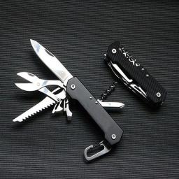 8 em 1 multifuncional faca dobrável auto-defesa sobrevivência ao ar livre acampamento multi-ferramenta edc facas de bolso portátil ferramentas manuais - Image 5