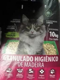 Granulado de Madeira Higiênico para Gatos, 10kg x 2, Lixo Sanitário para Gato com Acessórios para Alimentos de Hamster e Coelho - Image 6