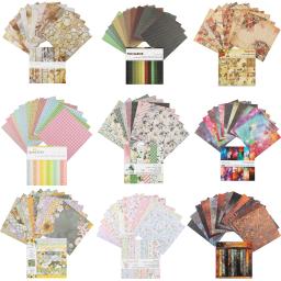 12 folhas de fundo scrapbooking almofada de papel 6x6 Polegada único lado estampado cartolina diário pacotes de papel arte artesanato artesanal - Image 2