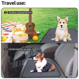 Lavável impermeável absorvente pet mat, Dog Pee Pad, Reutilizável Car Seat Cover, Treinamento de cachorro, Dog Supplies, transporte rápido - Image 6