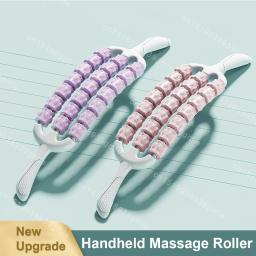Vara de rolo de massagem portátil ferramenta de massagem manual vara de rolo muscular confortável fitness yoga massageador vara para costas ao ar livre - Image 2