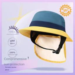 Boné de surf à prova de respingos masculino, chapéu de sol, chapéu de pescador, sol de praia, modelo explosão, exterior, verão, UPF50 Plus - Image 1