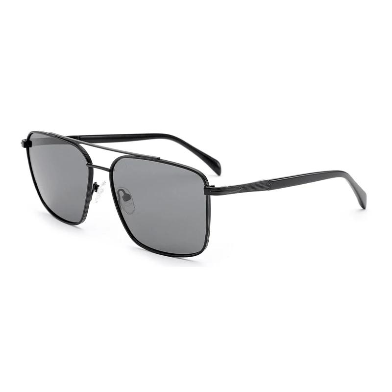 Zenottic tendência aviador metal uv400 polarizado prescrição óculos de sol para homem piloto corretivo óculos de sol condução tons - Image 1