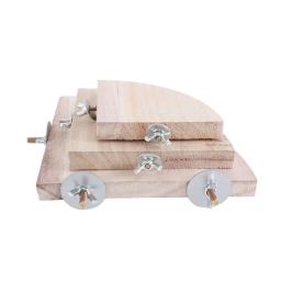Suporte de madeira para pássaros e papagaios, brinquedos Stand, Poleiros para gaiola, Poleiros, Pet Supplies, ramo de hamster, 1PC - Image 5