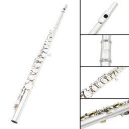 SLADE-C Flauta chave para iniciantes, 16 furos fechados, furos abertos, instrumento de sopro, flauta profissional com tecla E, flauta de concerto - Image 2