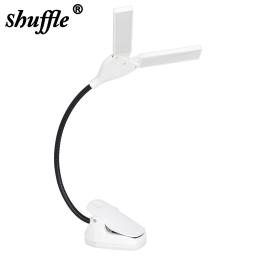 Suporte de música LED Clip-on para Luz de Música Portátil Flexível Gooseneck Eye Protection Leitura Livro Light Bed Desktop Lamp - Image 5