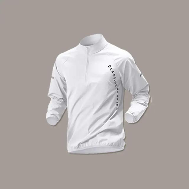Conjunto Esportivo Masculino de Secagem Rápida com Camisas de Manga Comprida para Treino, Corrida e Ciclismo no Outono