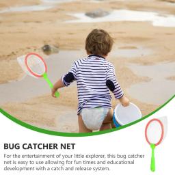 8 pçs crianças redes de pesca insetos redes de pesca rede de peixes para capturar insetos bugs joaninha redes () - Image 2