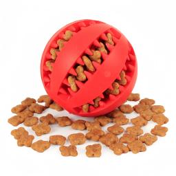 Bolas de borracha interativas para animais, Mastigar brinquedos para cães e gatos, Limpeza, Cão pequeno, Gato, Pet Products - Image 2