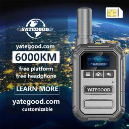 YATEGOOD G6600 GPS 5000KM zello walkie talkie de longo alcance global ptt 4G poc radio100km - Image 1