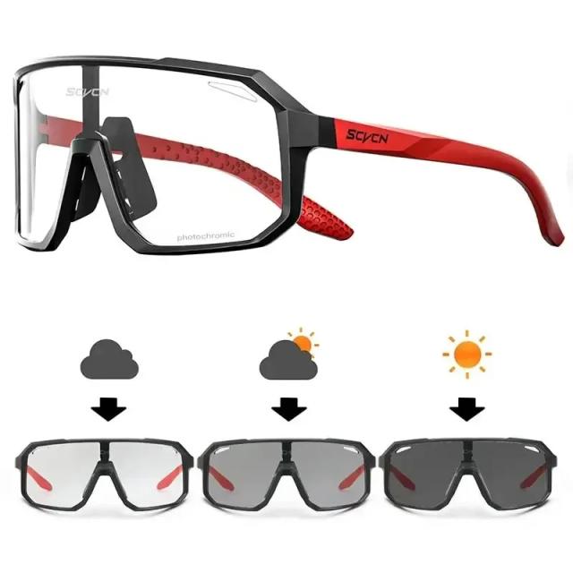 Óculos de Ciclismo Fotocromáticos Esportivos Outdoor - Visibilidade Adaptável