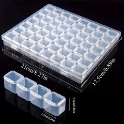 Pintura de diamante Caixa de Armazenamento, Beads Organizadores, Nail Art, Artesanato Container, Bordado Ferramentas, Acessórios, 28 Grades, 56 Grades - Image 2