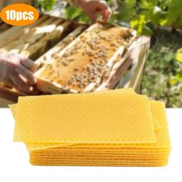 Cera De Abelha Folhas De Fundação, Vela Fazendo, Kits De DIY, Fabricante De Velas De Mel, Cera De Abelhas Completo, Honeycom, 10Pcs - Image 6