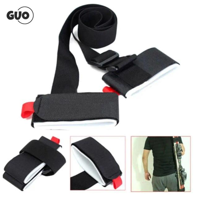 Bolsa de Esqui com Alças Ajustáveis e Gancho para Transporte Seguro de Esquís e Snowboard