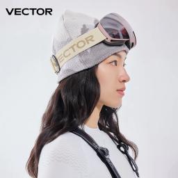VECTOR OTG Esqui Snowboard Óculos Mulheres Homens Esqui Óculos UV 400 Óculos de Proteção de Neve Adulto Espelho Esférico Duplo Magnético - Image 5