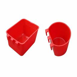 Alimentador plástico do pássaro de suspensão, gaiola do pássaro, papagaio, bacias bebendo, bebedor da água para o pombo, codorna, galinha, pato, 1PC - Image 5