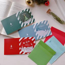 Cartão Postal De Natal, Caixa De Presente De Envelope, Férias De Negócios, Ins Wind, 11 pcs - Image 3