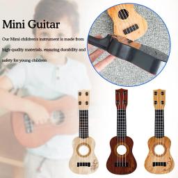 Simulação Ukri Mini Guitarra, Quatro Cordas, Instrumento Musical, Pode Ser Tocado para Aprender Cedo - Image 2