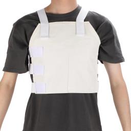 Cinta torácica para tensão muscular, cinta respirável, suporte esterno e tórax, suporte interno, costelas - Image 5