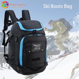 Saco de esqui ao ar livre grande capacidade à prova dwaterproof água mochila unisex seco molhado separação armazenamento capacetes bota luvas snowboard botas saco - Image 1