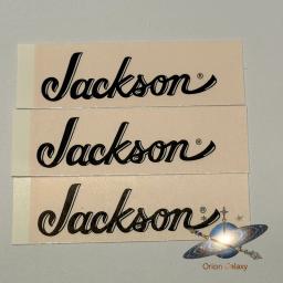 Waterslide Transferência Guitarra Pescoço Cabeça Adesivo, Headstock Decalque, Adequado para Jackson Charvel, Guitarra Elétrica, 3pcs - Image 3