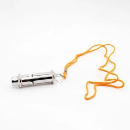 Aço inoxidável árbitro apito com cordão, durável esportes árbitro apito, caixa de armazenamento para futebol - Image 5