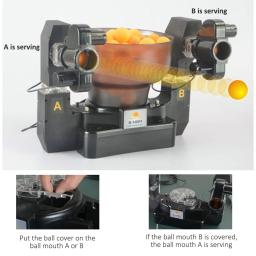 Robô De Tênis De Mesa Profissional, Ping Pong Ball Machine, Máquina Automática De Servir De Tênis De Mesa para Treinamento, S-1001 - Image 4