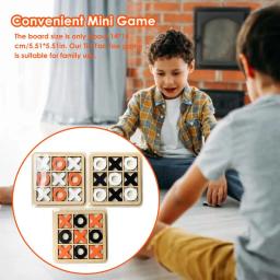 Brinquedo clássico interativo XO Game para crianças e adultos, Decoração de mesa de café, Jogos Divertidos, Educacional, Cérebro, Estratégia, Puzzle - Image 3