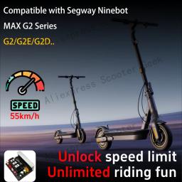 Controlador personalizado 55 km/h velocidade ilimitada para ninebot by segway max g2 g2e g2d scooter elétrico 55 km/h 40 km/h peças da placa-mãe - Image 2