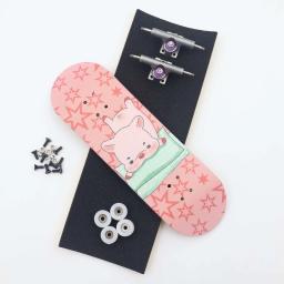 Conjunto de escala de madeira de 29 mm com rodas de rolamento de caminhão de metal Pro Deck - Image 4
