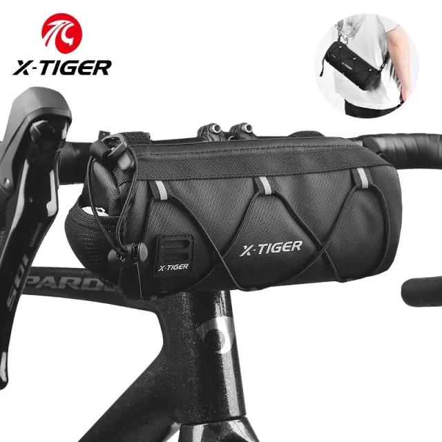 Sacos de Bicicleta X-TIGER: Multiuso, à Prova d'Água e Práticos para Guiador e Ombro em MTB e Estrada