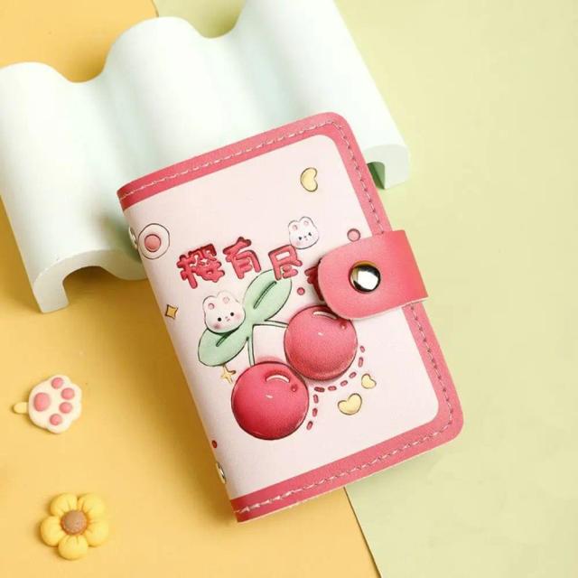 Organizador Portátil de Cartões Feminino com 20 Slots - Bolsa de Moedas e Acessórios Fashionáveis