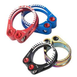 Enlee braçadeira de espigão de bicicleta, braçadeira cnc de liga de alumínio para selim de ciclismo, 31.8mm 34.9mm, peças de bicicleta, acessórios de selim - Image 5