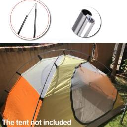 Barraca de acampamento ao ar livre Varas, Canopy Tarp, substituição Tarp, Canopy Rod, tendas leves, alumínio, W1X8 - Image 5