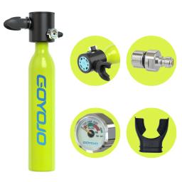 Mini tanque de mergulho equipamento de mergulho subaquático cilindro inflator 0,5l tanque de oxigênio ao ar livre 5-10 minutos pesca submarina - Image 2