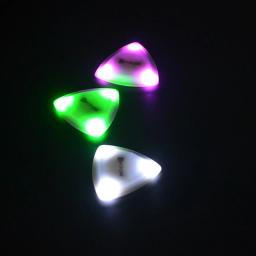 Luminous Touch Guitar e Bass Picks, Palhetas de guitarra acústica brilhante, luz LED - Image 6
