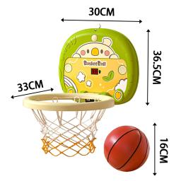 Mini Basketball Hoop Set para Crianças, Dobrável Sport Game, Pontuação - Image 6